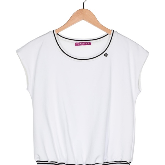 VALMAX White & Blue Pixel Blouson Dress (NWOT) - Picture 2 of 5